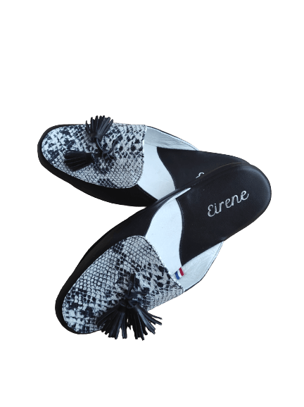 Mules d'intérieur en cuir Eirene