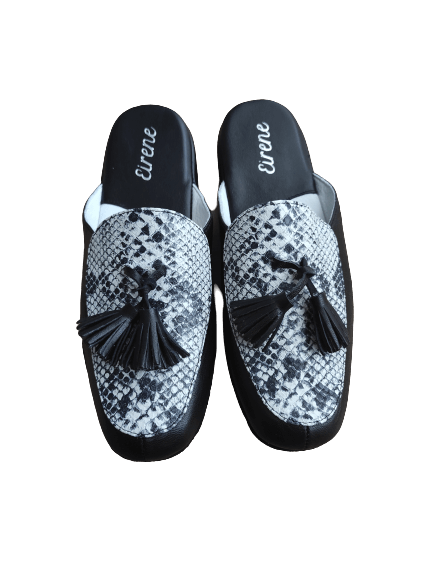 Mules d'intérieur en cuir Eirene