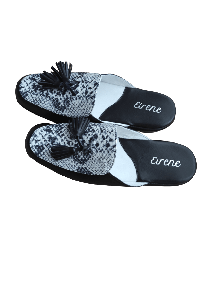 Mules d'intérieur en cuir Eirene