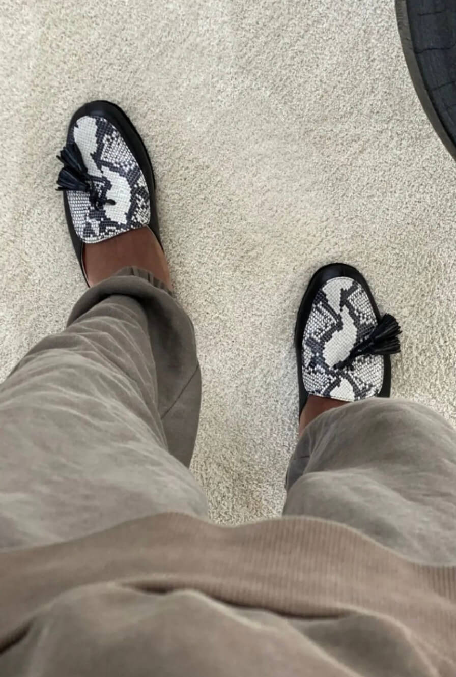 Mules d'intérieur en cuir Eirene